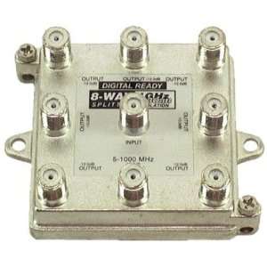  IEC 8 Way 1GHz 130db Signal Splitter for Television or 