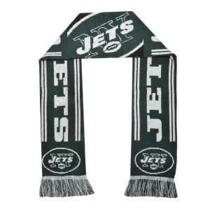  New York Jets NFL Team Stripe Scarf