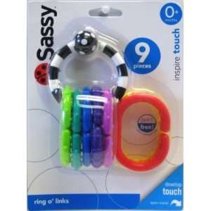    Sassy Ring O Links Rattle Developmental Toy (3 Pack): Baby