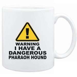   White  WARNING : DANGEROUS Pharaoh Hound  Dogs: Sports & Outdoors