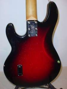 2002 Music Man StingRay 4 Electric Bass   Metallic Red Sparkle Burst 