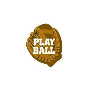   Play Ball Adhesive Backed Metal Embellishment Arts, Crafts & Sewing
