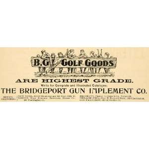   Gun Implement Golf Sporting Goods   Original Print Ad