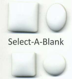 Porcelain Jewelry Blanks Select Square Oval OR Round  