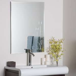 Flora Frameless Wall Bathroom Mirror