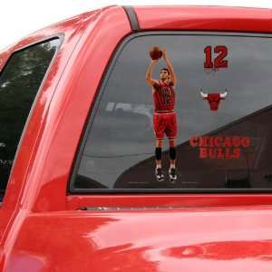  Chicago Bulls #12 Kirk Hinrich 11x17 Window Clings Sheet 