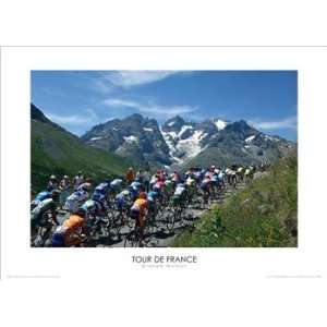  2006 Tour de France Meije Glacier Cycling Print 
