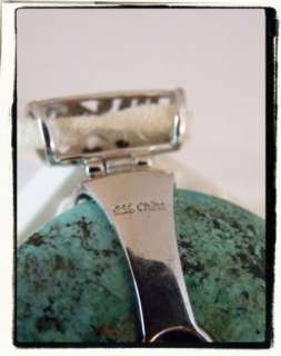 NEW STERLING SILVER 925 BOLD GENUINE TURQUOISE SLIDE PENDANT LEATHER 