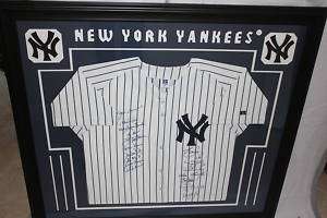 NY YANKEES GREATS SIGNED JERSEY ONE OF A KIND  