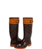 Burberry   Buckle Detail Check Rain Boots
