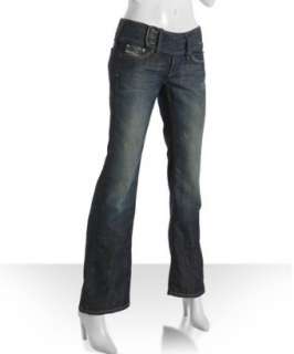 Diesel dark wash distressed Cherock trouser jeans  BLUEFLY up to 70 
