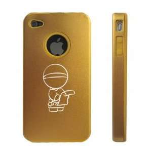   Aluminum & Silicone Case Cover Monk Ninja Cell Phones & Accessories