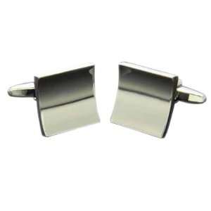  Concave Curve Square Cufflinks 