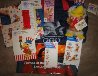   ITEMS 1984 L.A. OLYMPICS SOUVENEIR VINTAGE BAG AND MUCH MORE  