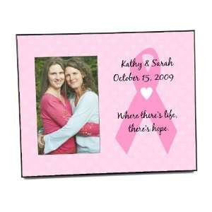 Pink Ribbon Breast Cancer Photo Frame