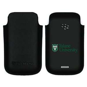  Tulane University on BlackBerry Leather Pocket Case  