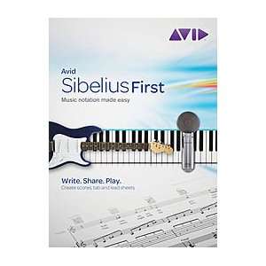   Sibelius 6 First   Easy Music Notation Software Musical Instruments
