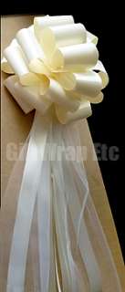   OLIVE OLIVINE 8 PULL BOWS GIFT WEDDING PEW CHURCH DECORATIONS  