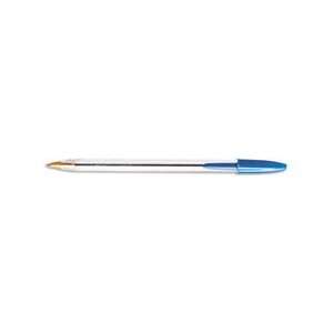  Cristal Ballpoint Stick Pen, Blue Ink, Medium, Dozen: Home 