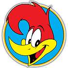 Woody Woodpecker 4.0 X 2.6 right & left bumper vinyl stickers #C 
