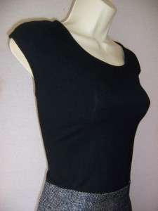 ANNE KLEIN Black Jersey Knit Versatile Dress 14 NWT  
