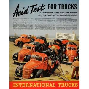   Ad International Trucks Dowell Oil Field Equipment   Original Print Ad