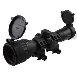 9x32mm Scope with front AO adjustment. Red/green mil dot reticle 