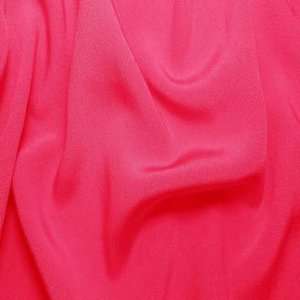  Silk Fabric Crepe Back Satin Bright Pink