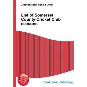  List of Somerset County Cricket Club seasons Ronald Cohn 