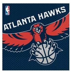  Atlanta Hawks Basketball Paper Lunch Napkins (16 Pack 