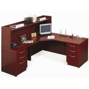   Laminate L Shape Office Desk, Corner Computer Desk: Office Products