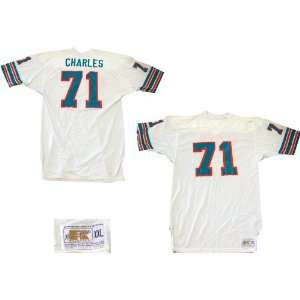   Charles Unsigned Game Used Miami Dolphins Jersey: Sports & Outdoors