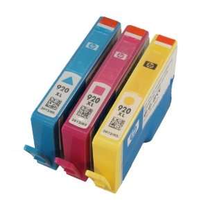  HP Genuine Ink Cartridge for HP 920XL (1 Cyan, 1 Magenta 