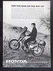 1963 HONDA Trail 55 Motorcycle Motor Bike magazine Ad off road hunting 