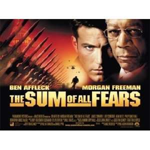  The Sum of All Fears   Original Movie Poster   12 X 16 