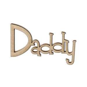  Unique Pages   Family Collection   Chipboard Words   Daddy 
