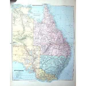   Map Australia Victoria New South Wales Melbourne