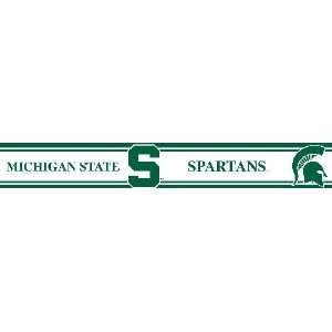  Michigan State Spartans Wallpaper Border   Collegiate Wall 