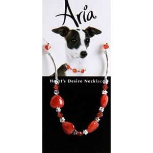    Hearts Desire Necklace for Dogs   Romance Red