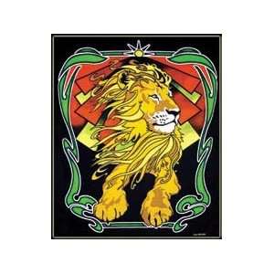  Wonder Wall ~ Rasta Lion ~ Giant Tapestry Bedspread ~ 90 
