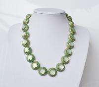 NEW Arrival Green J.CREW Jcrew Crystal Cupcake Necklace RV$160  