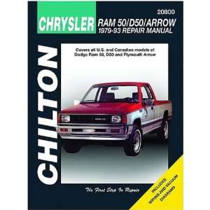  Dodge Ram, 50, D50 & Plymouth Arrow Chilton Manual (1979 