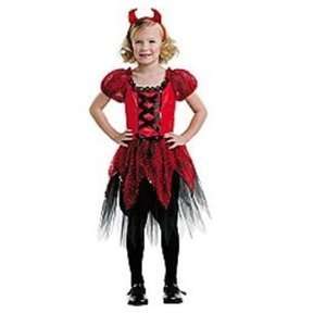  Girls Sassy Devil Costume   Medium Toys & Games