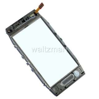 New OEM AT&T Nokia X7 Touch Glass Screen Digitizer w/ Front Frame 