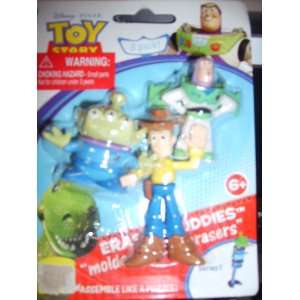    Toy Story Eraser Buddies (Alien, Woodie, Buzz): Toys & Games