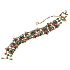   Turquoise, Fuchsia and Orange Swarovski Crystals   Special Ordered and