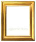 Antique Gold Leaf Wood Picture Frame, Oil Painting