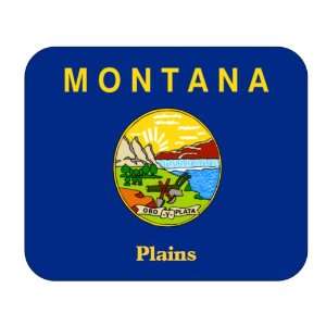  US State Flag   Plains, Montana (MT) Mouse Pad Everything 