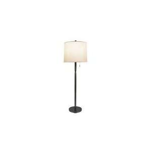 Barbara Barry Figure Floor Lamp in Bronze with Silk Shade by Visual 