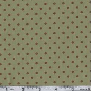  45 Wide Pimatex Basics Small Dots Pistacho Green Fabric 
